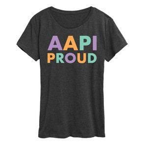 Women's - Instant Message - AAPI Proud Short Sleeve Graphic T-Shirt - 1 of 4