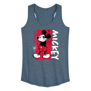 Women's - Disney - Mickey Iconic Graphic Racerback Tank - 1 of 4