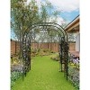 20MM Extra Wide Grape Vine Trellis - 47.3 x 59 x 94.5 Inch Metal Garden Arch for Heavy-Duty Plant Support - 2 of 4