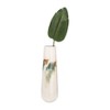 Metal Iron Vase - Modern Glam Decorative White Tall Flower Vase with Hand-Painted Design for Home, Office, Bedroom, and Living Room - 3 of 4