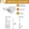 DORESshop 0.5-Watt Plug In Color-Changing Kids Night Light with Dusk-To-Dawn Sensor for Bathroom, Kid Room (2-Pack) - 3 of 4