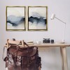 Stupell Industries Mysterious Abstract Obscure Watercolor 2pc Floating Frame Art Set - 2 of 4