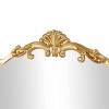 Olivia & May 42"x20" Metal Floral Wall Mirror with Floral Embellishments Gold: Modern Rectangle, No Assembly Required - 4 of 4