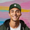 Dalix Alien Embroidered UFO Dad Hat Cotton Baseball Cap Adjustable Mens - 2 of 4