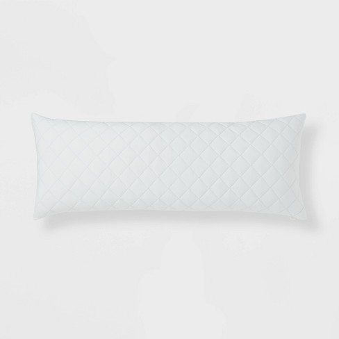 Pillow with arms clearance target