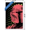 Trends International Star Wars: The Mandalorian: Grogu Street - Mando Framed Wall Poster Prints - 3 of 4
