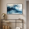 Art Remedy Inked Waves Blue Abstract Wall Art Framed - 2 of 4