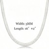 Necklaces for Women, Dainty Herringbone Choker Chain Gift Simple and Fashionable, Suitable for Daily Wear - 4 of 4