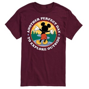 Men's - Disney - Perfect Day Explore Outside Short Sleeve Graphic T-Shirt - 1 of 4