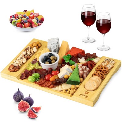 Wooden Charcuterie Board Set with Serving Utensils and Charcuterie Tray -  Cutting Board and Cheese Board for Wine Night, Parties - Homeitusa