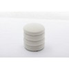 Lyngins Velvet Round Storage Ottomanes,Modern Upholstered Storage Bench,Storage Bench Benches for Living Room,Bedroom - 4 of 4
