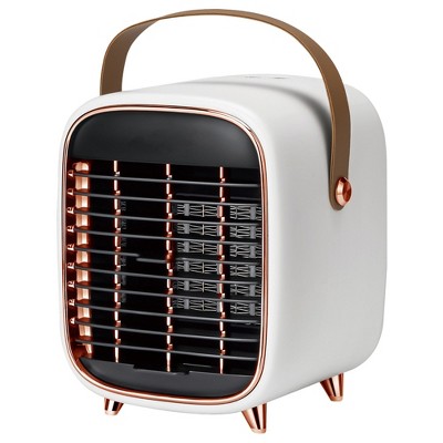 Link Portable Electric Desk and Countertop Quiet Ceramic Space Heater Multi Heat Settings For Office, Home, Bedroom & More