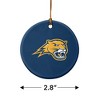 Averett University Primary Logo Porcelain Holiday Christmas Tree Ornament - 3 of 4