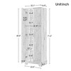 Chic Crate-Multi-Room Storage Cabinet – 2 Doors w/ Adj. Shelf | MDF Board | Brown - 3 of 4