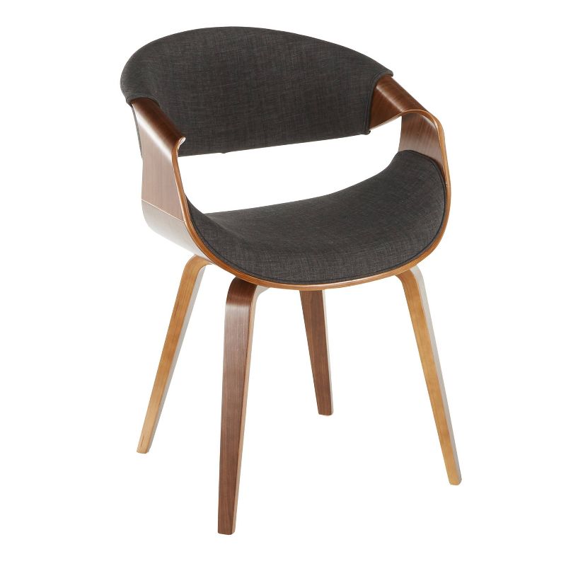 Curvo Mid-Century Modern Dining Accent Chair - LumiSource, 1 of 14