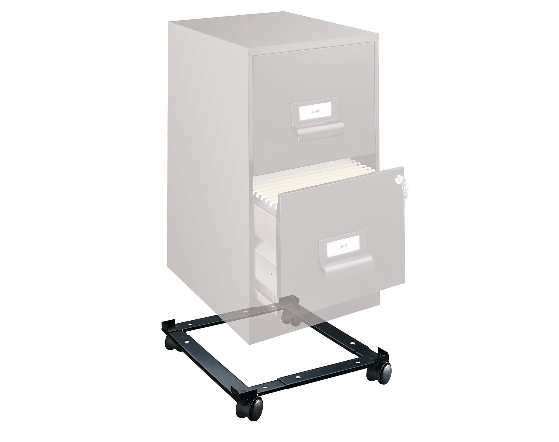 Staples Adjustable File Caddy Black (52140) 2806764