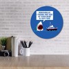 Courtside Market Global Wonders Photography Collection, Thank You Mr. Shark Statement Piece Wood Décor - 2 of 4