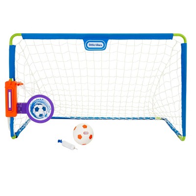 Photo 1 of Little Tikes 2-in-1 Water Soccer and Football Sports Game with Net Ball & Pump Toy Sports Play Set for Kids Girls Boys Ages 5+ 