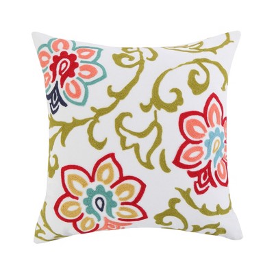 Inaya Floral Pillow 18x18 - Levtex Home : Target