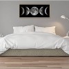 Kate & Laurel All Things Decor 18"x40" Sylvie Phases of the Moon Art: Transitional Style, Sawtooth Back, Digital Art - 4 of 4