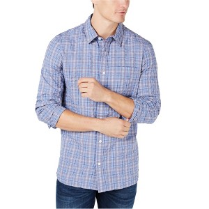 Calvin Klein Mens Plaid Button Up Shirt - 1 of 1