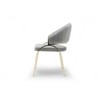 CAVINAS Velvet Accent Chair with High Backrest and Metal Legs,Modern Upholstered Living Room Chairs,Reading Chairs for Living Room - 4 of 4