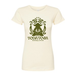 Women's - Star Wars - Yoda Yoga Fitted Graphic T-Shirt - 1 of 3
