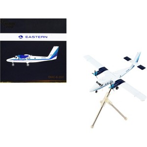 De Havilland DHC-6-200 Commercial Aircraft "Eastern Air Lines" White w/Blue Stripes 1/200 Diecast Model Airplane by GeminiJets - 1 of 4