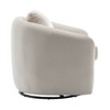 Modern Cozy Barrel Swivel Chair - WOVENBYRD - 4 of 4