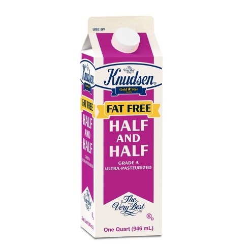 Knudsen Fat Free Half Half 1qt Target