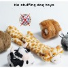 Mocamel Dog Squeaky Toys,  No Stuffing Dog Toys for Small Medium Large Dogs, Stuffless Puppy Toys for Boredom - 3 of 4