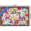 Trends International Hello Kitty and Friends: Hello - Group Framed Wall Poster Prints - 3 of 4