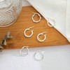Small Gold Hoop Earrings, Hypoallergenic, 13/15/20mm for Women Men - 3 of 4