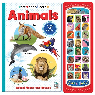 Animals (See Hear Learn) - by  Jaye Garnett (Board Book)