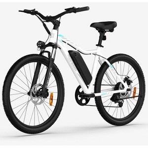 5TH WHEEL MATE Electric Bike - 1000W Peak, 25 mph, 45 Mile Range (PAS), 265 lbs Capacity, 26" Tires, Shimano Tourney 7 Speed Shifter - 1 of 4
