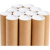 supplyhut 20 - 2" x 36" Round Cardboard Shipping Mailing Tube Tubes With End Caps - image 4 of 4