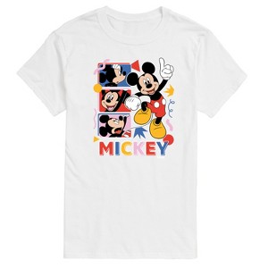 Men's - Disney - Mickey Tribute Panels Short Sleeve Graphic T-Shirt - 1 of 4