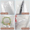 Unique Bargains  PVC Packaging Jewelry Anti-Oxidation Anti-Tarnish Storage Zipper Bags Clear 100 Pcs - 3 of 3