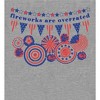 Fireworks Are Overrated Festival Flags Adult Long Sleeve Hoodie - image 2 of 2