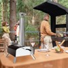 12-Inch Stainless Steel Outdoor Pizza Oven with Wood Pellet and Pizza Stone - Portable Wood Fired Pizza Stove - 3 of 4