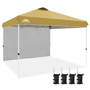 EAGLE PEAK 12x12ft Pop Up Canopy with One Sidewall, Easy Setup Event Instant Tent - 1 of 4