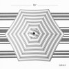 Best Choice Products 10ft Outdoor Steel Striped Market Patio Umbrella w/ Crank, Tilt Push Button, 6 Ribs - 4 of 4