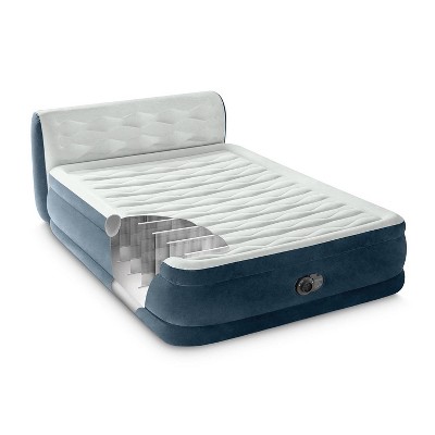 Intex 18&#34; Pillow Top Air Mattress with Electric Pump and Headboard - Queen Size_9