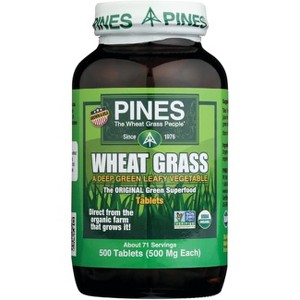 Pines International Wheat Grass 500 mg 500 Tablets - 1 of 4