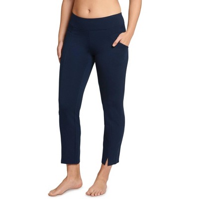 Jockey Pantaloni Yoga Flare A Vita Alta Con Laccetti - Morbidi E Traspiranti In Misto Poliestere/Spandex Per Donna