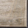 Vintage VTG570 Power Loomed Area Rug Ivory / Light Blue 4' X 5'-7" - Safavieh. - 4 of 4