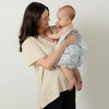 Of an Origin Oversized Organic Cotton Multi-way Maternity to Nursing Vneck Tee, The Neutrals, Oatmeal - 4 of 4
