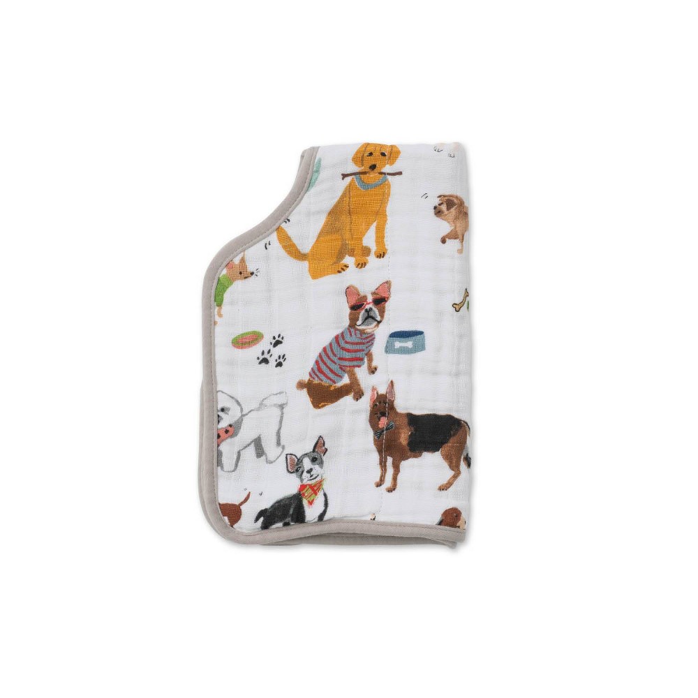Little Unicorn Cotton Muslin Burp Cloth - Woof