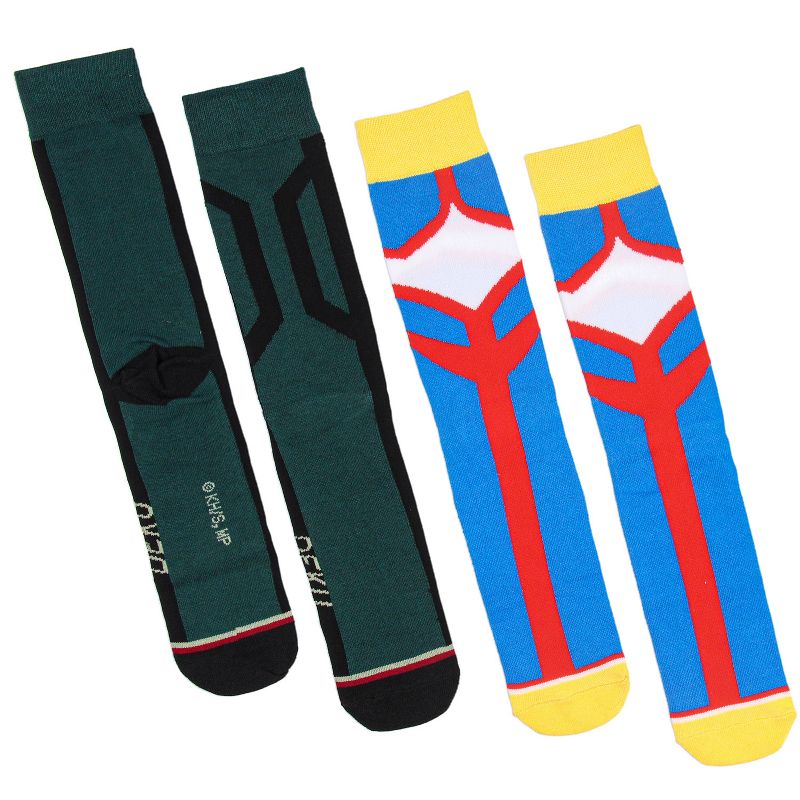 My Hero Academia Men's 12 Days Of Socks Crew and Ankle Mix and Match Gift Set Multicoloured, 5 of 8