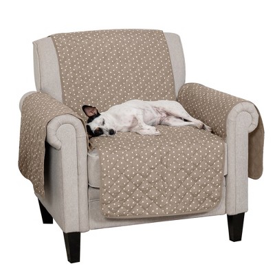 FurHaven Paw Print Waterproof Reversible Furniture Protector